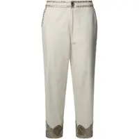 Pepe Jeans para mulher. PL211835 Calças Jayden Branco (M), Casual, Algodão