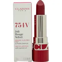 Clarins Batom Joli Rouge Velvet Matte 3,5 g 754V Vermelho Escuro