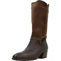 Hispanitas para mulher. PHI254298 Botas de Couro Verona marrom (36), 3 a 5cm, Nenhum, Casual