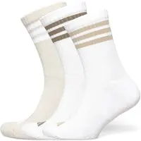 Adidas Meias Crew 3 Stripes Cushioned Sportswear 3 Unidades