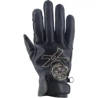 Helstons Luvas De Couro Perfurado Bones