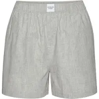 Copenhagen Studios Calças de pijama cinzento / preto / branco