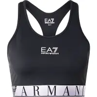 EA7 para mulher. 7W001467_AF21580 Top esportivo Ventus7 preto (XL), Sem mangas / correias, Polister Reciclado