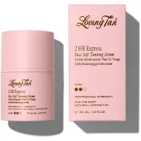 Loving Tan 2 HR Express siero autoabbronzante viso colore Dark 30 ml