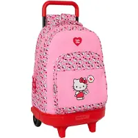 Safta Mochila Com Rodas Hello Kitty 33l 33x45x22cm