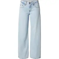 Levi's para mulher. A5566-0043 Calças de ganga largas de cintura baixa, azul claro (37/30), Casual, Algodão, Denim