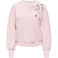 ONLY Sweatshirt 'ONLCamela Brooke' cor-de-rosa
