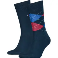 Tommy Hilfiger Meias Check 2 Pares