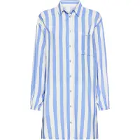 s.Oliver Camisola de pijama azul real / branco
