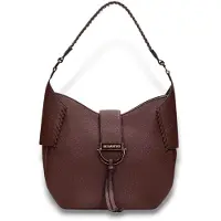 Hispanitas para mulher. BI254147 Saco magnético redondo castanho (OSFA), Marrom, Casual, Poliuretano