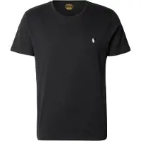 Ralph Lauren para homem. 714844756006 T-shirt de malha de algodão preta (L), Preto, Homewear, Manga curta