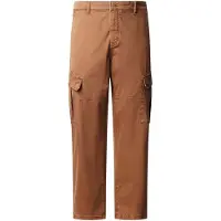 Pepe Jeans para homem. PM2100078 Calças utilitárias regulares castanhas (30), Marrom, Casual, Algodão