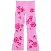 Desigual , leggings florais, Infantil, AlgodÃO, Vermelho, 9/10