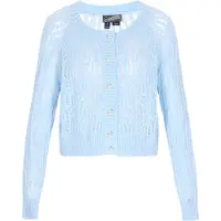 Dreimaster Casaco de malha 'Vintage' azul céu