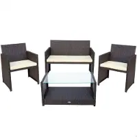 Aktive Mesa Com 3 Poltronas