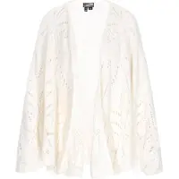 Dreimaster Casaco de malha 'Vintage' offwhite