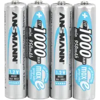Ansmann Bateria Recarregável 1x4 Nimh 1000 Micro 950mah Aaa