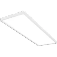 Briloner Painel LED de montagem à superfície Slim 58x20cm on/off 4.000K branco