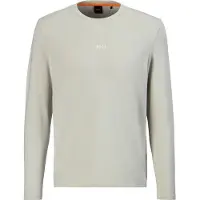 BOSS Camisa 'Chark' bege / branco