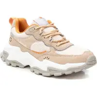 Refresh para mulher. 17240403-BEIGE Ténis 172404 bege (37), Plano, Cordão, Casual