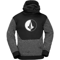 Volcom - Polares - Hydro Riding Hoodie Black Print para Homem - Tamanho S - Preto