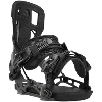 Nidecker - Fixações snowboard - Flow NX2 Carbon Black para Unissexo - Nylon - Tamanho XL - Preto