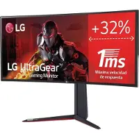 LG Monitor Curvo Gaming 34gn850p-b Uwqhd 34´´ Wqhd Va Led 144hz