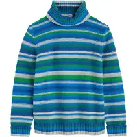 Seasalt Cornwall Pullover 'Braque' azul / cinzento claro / verde / branco