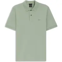 BOSS para homem. 50553564 Pólo verde Pallas (S), Casual, Algodão, Manga curta