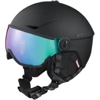 Cairn - Capacetes ski homem - Rise Visor Pure Mat Black Cameleon para Unissexo - Tamanho 56-57 cm - Preto