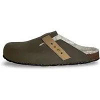 Nae Vegan Shoes Pantufa 'Levu' castanho claro / oliveira
