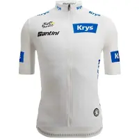 Santini Camisola De Ciclismo De Manga Curta Tour De France White 2025