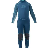 Trespass Fato De Neoprene De Manga Comprida Com Fecho De Correr Nas Costas Para Jovens Lilian 3 Mm