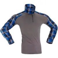 Invadergear Camiseta De Manga Comprida Flannel Combat