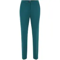 We fashion Calças com vincos jade