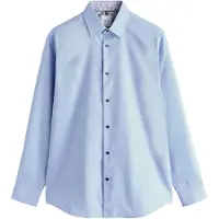 Next Camisa azul / azul claro / branco