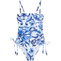 Next Fato de banho azul / navy / turquesa / branco