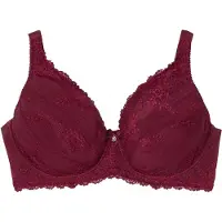 Sheego Soutien redutor vermelho vinho