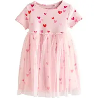 Next Vestido rosa / cor-de-rosa / vermelho