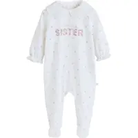 Next Pijama verde pastel / rosa pastel / branco