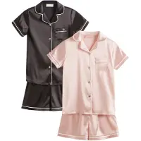 Lipsy Pijama rosa pastel / preto