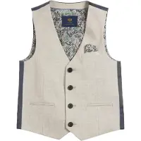 Next Colete creme / cinzento