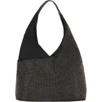 Faina Mala de ombro preto / prata