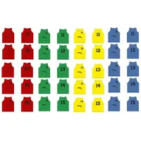 Softee Colete De Treino Numbered 11-15 5 Unidades