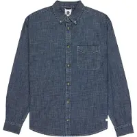 Element Camisa De Manga Comprida Button Down Chambray Regular Fit