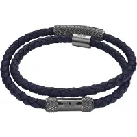 Police Bracciale Doppio In Pelle Urban Rebel Peagb0001122/23 40 Cm — Bracciale