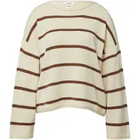 s.Oliver Pullover creme / castanho
