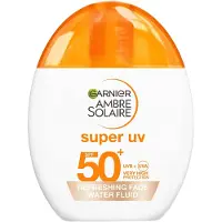 Garnier Protetor Solar Facial Ambre Solaire Super Uv Refreshing Face Water Fluid Spf 50+ 40 Ml