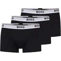 BOSS para homem. 50475274 Pacote 3 Boxers Troncal preto (S), Homewear, Algodão