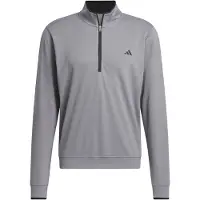 Adidas Camisa funcionais 'Lightweight Half-Zip' cinzento